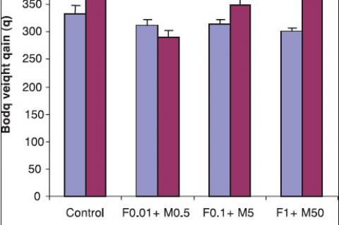  Effect of Fagara tessmannii and Lepidium meyenii (Maca Negro) on body weight