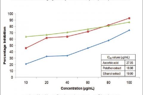 In vitro antioxidant activity of Leucas aspera leaf extracts