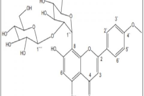 Structure of compound 1